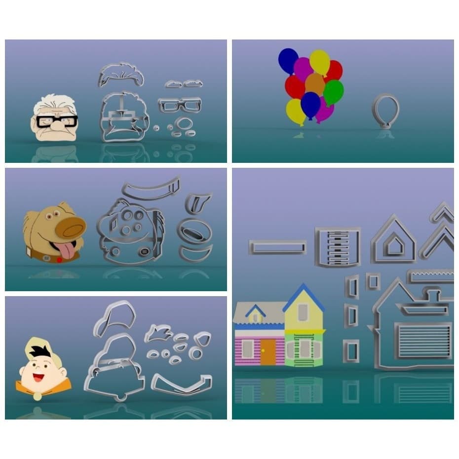 Cortador Kit Up - Altas Aventuras - 5 Modelos Modulares