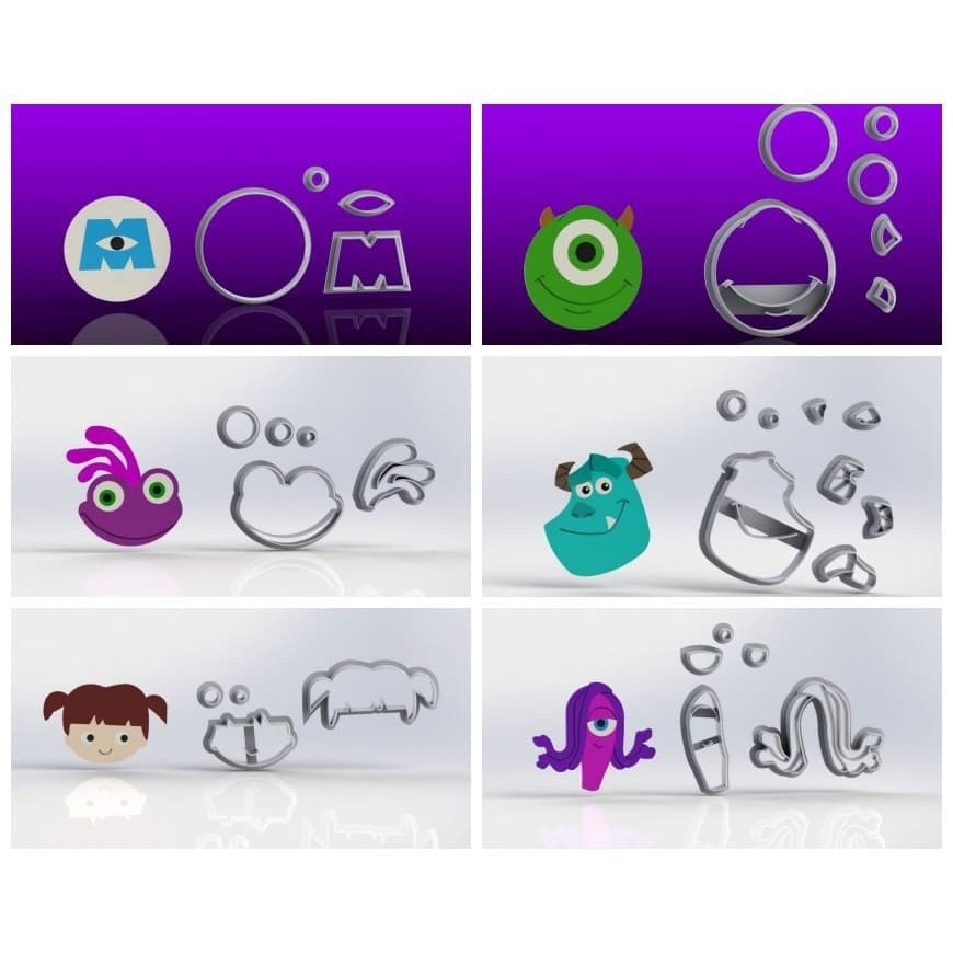 Cortador Kit Monstros S/A - Modulares
