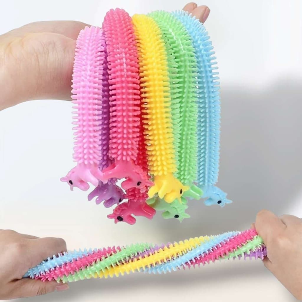 KIT  Pop It Centópeia/unicórnio/ macarrão/Squishies Fidget Toy Estica E Solta Anti Stress