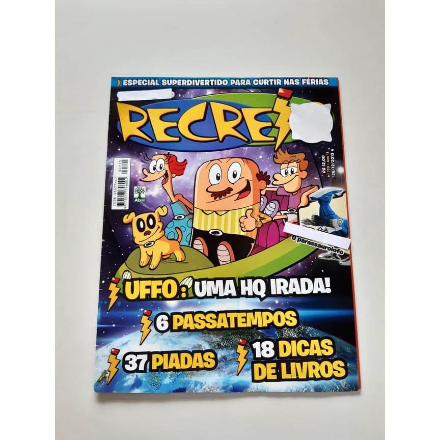 Revista Recreio Ufo Uma Hq Irada! Passatempos 18 Dicas Z126