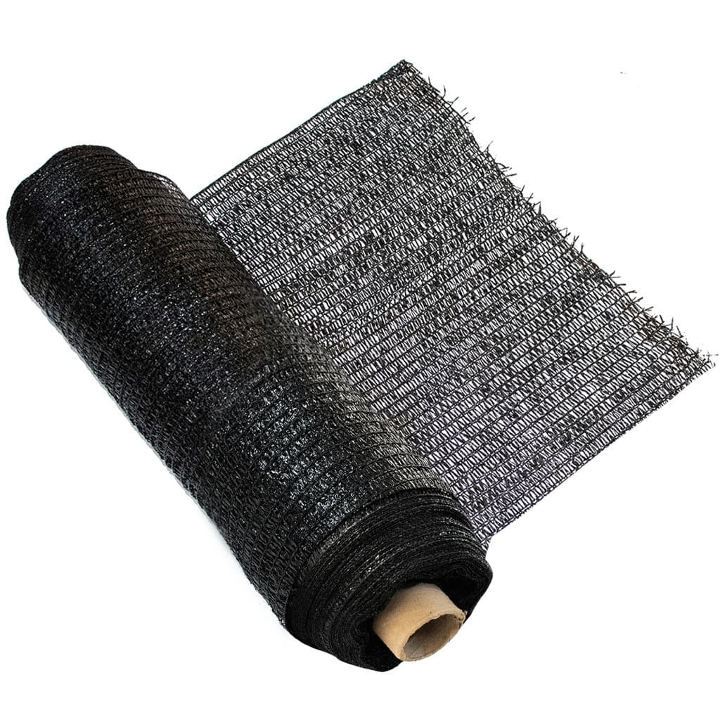 Tela Sombrite Raschel 50% 1,5x10m Preta Proteção e Sombreamento de Estufa Horta Flores Anti UV