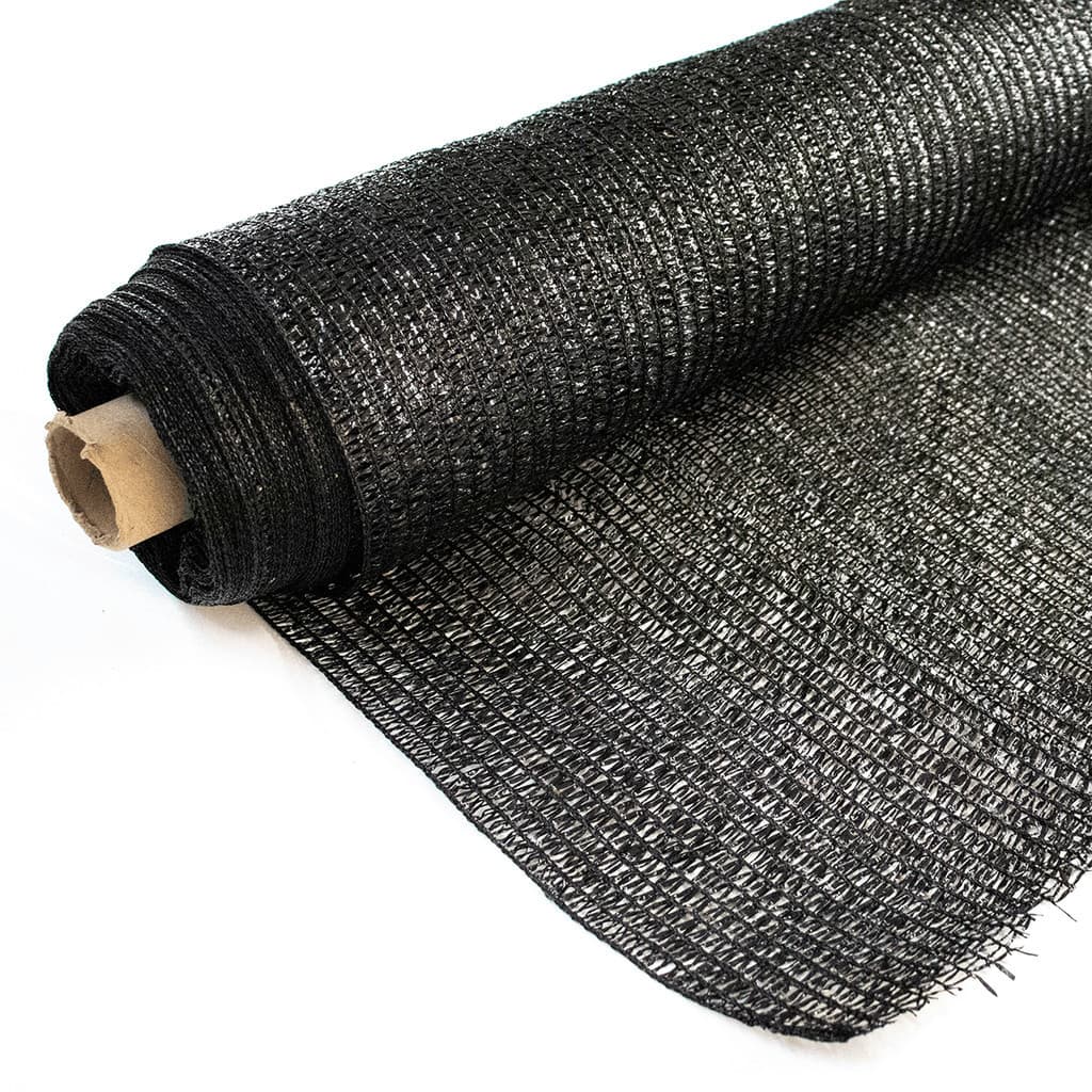 Tela Sombrite Raschel 50% 2x20m Preta Proteção e Sombreamento de Estufa Horta Flores Anti UV