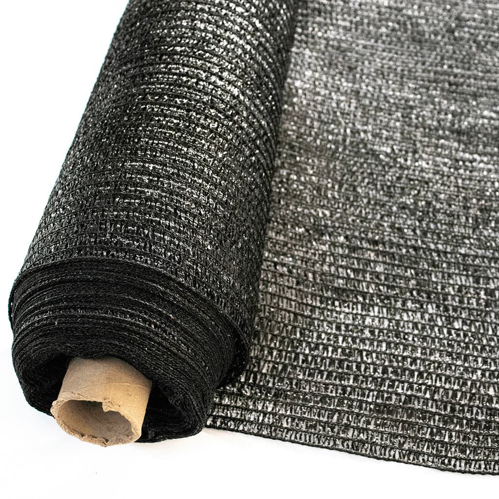 Tela Sombrite Raschel 50% 4x14m Preta Proteção e Sombreamento de Estufa Horta Flores Anti UV