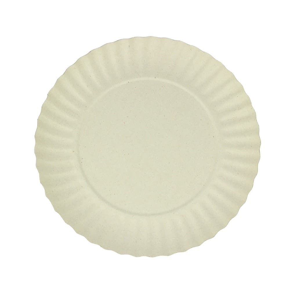 Prato N° 04 De Papelão Pinho Natural festa  - 100 Unidades