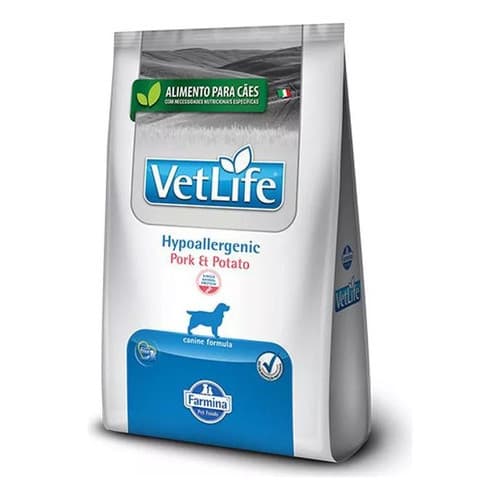Vet Life Hypoallergenic Pork & Potato Canine 10 Kg