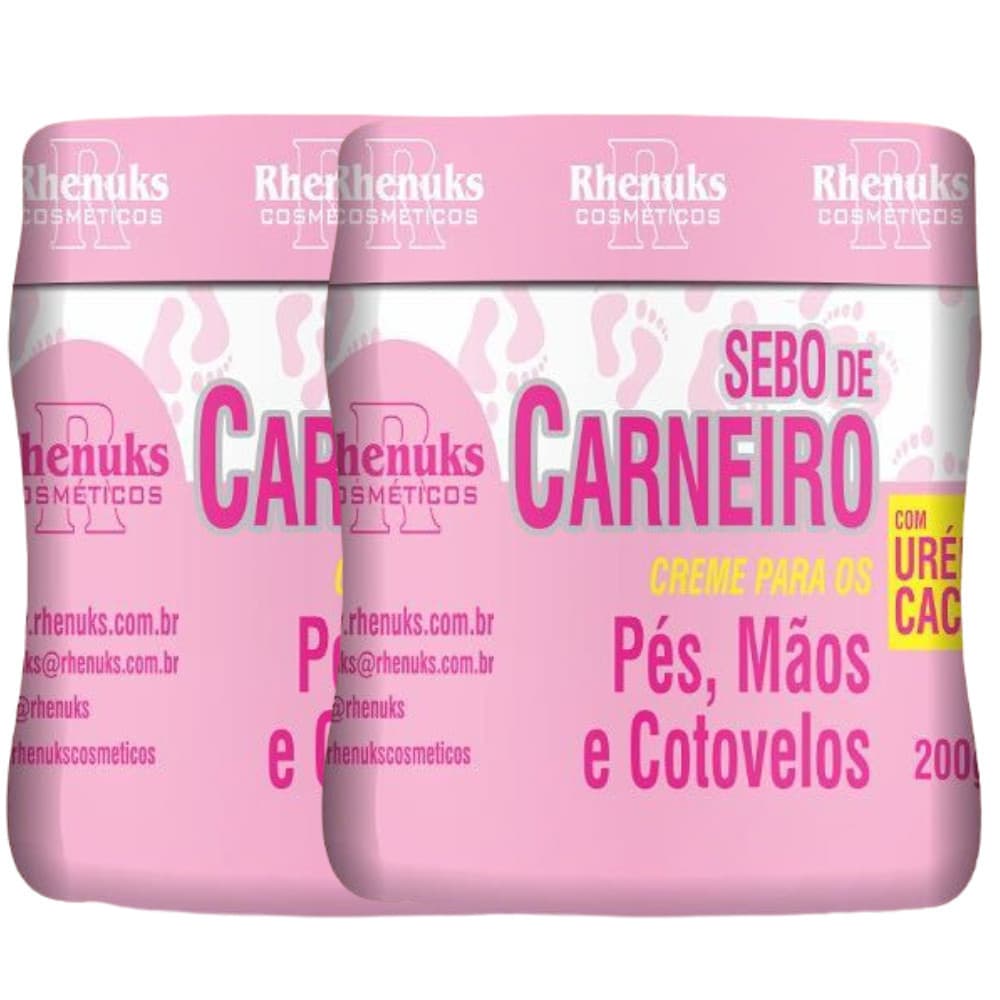 2und Creme Sebo de Carneiro Com Uréia 200g
