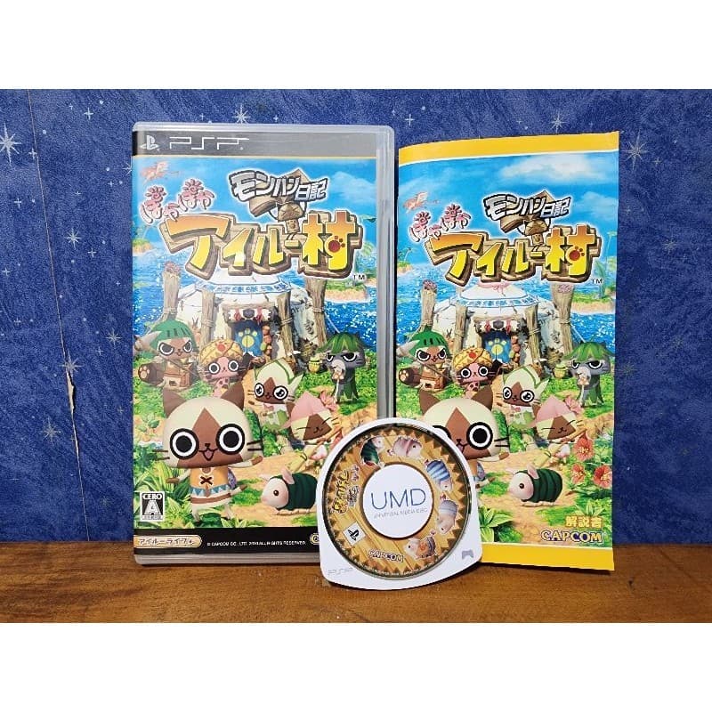 Jogo - MonHun Nikki: Poka Poka Ailu Mura - Sony Playstation Portable PSP