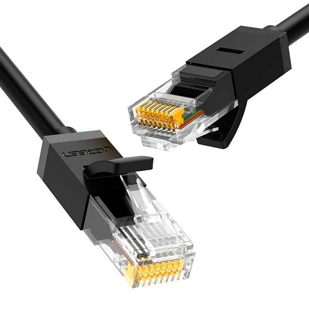 Cabo de Rede Rj45 Ugreen Cat6 UTP 1000Mbps 5Metros Preto