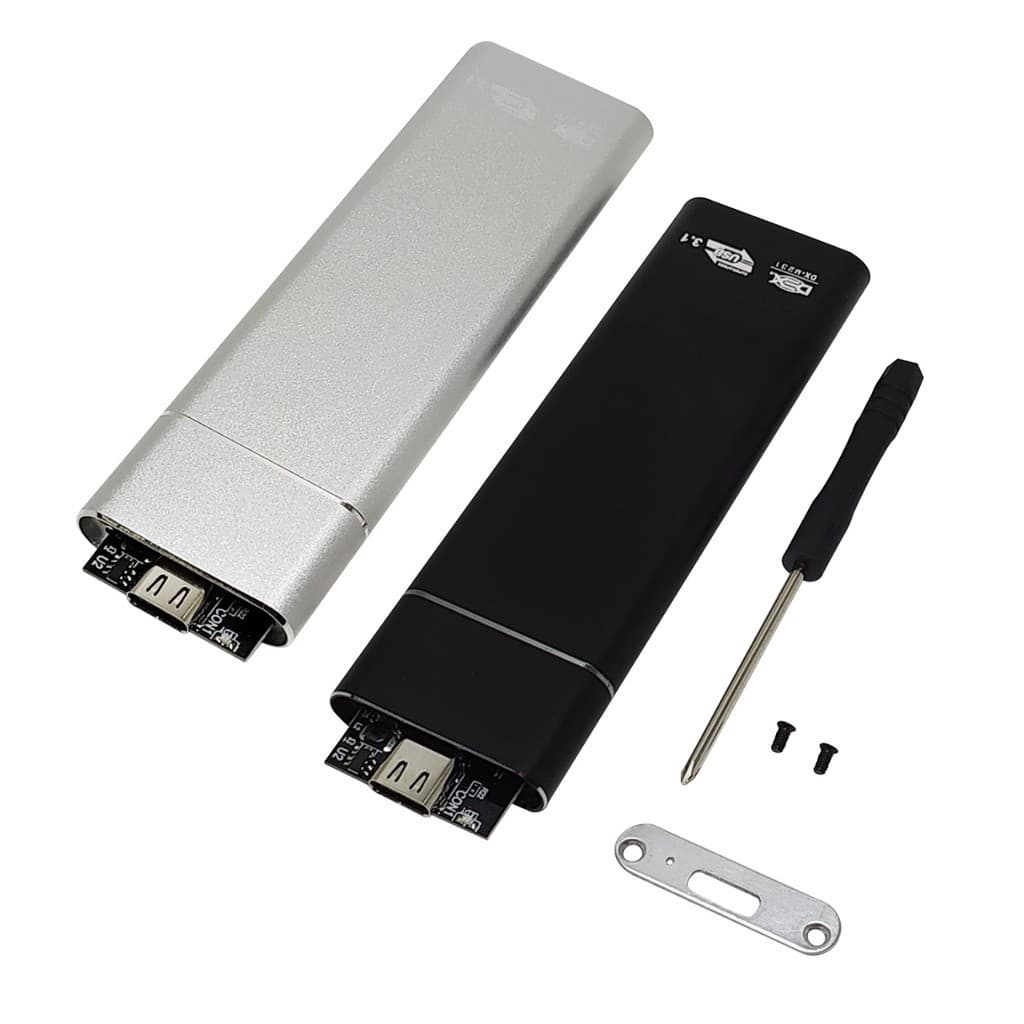 Case Adaptador Placa Ssd M2 Com Cabo Usb 3.1 E Usb Tipo-c