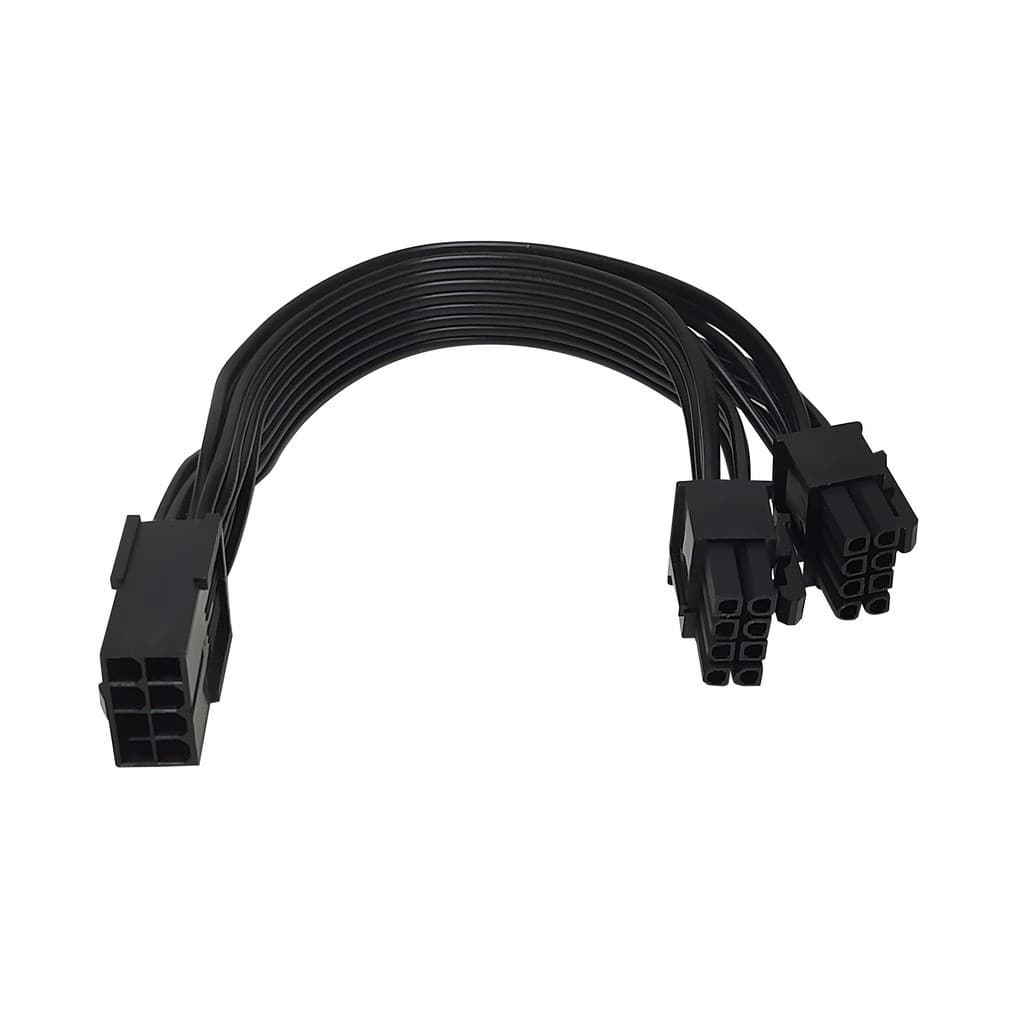 Cabo Y Adaptador Alimentação Placa De Video 8 Pinos x 2x 6+2 Pinos