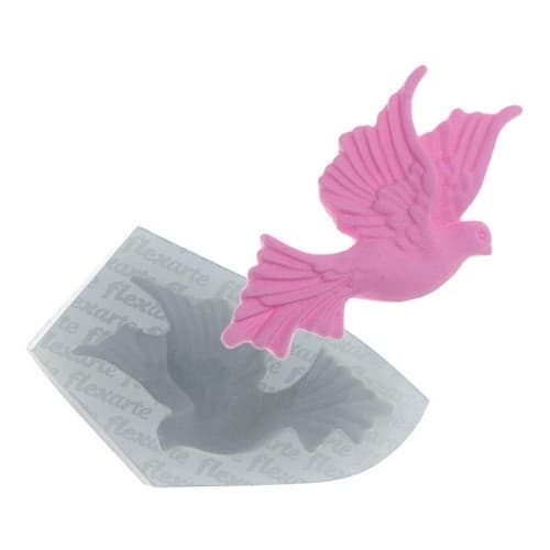 Molde De Silicone 748 - Pomba Araton Md. - Batizado Flexarte
