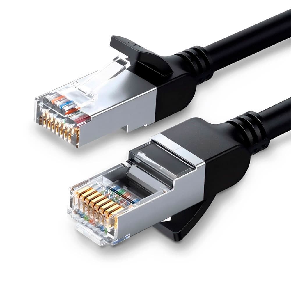 Cabo de Rede Rj45 Ugreen Cat6 UTP Macho 2 Metros Preto