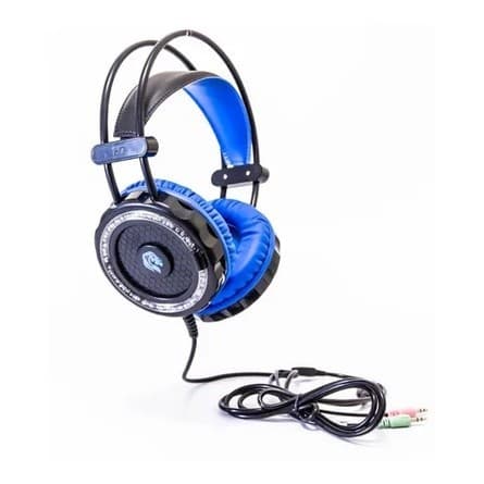 Headset Gamer com Microfone LED HAYOM 2x P2 e USB HF2201