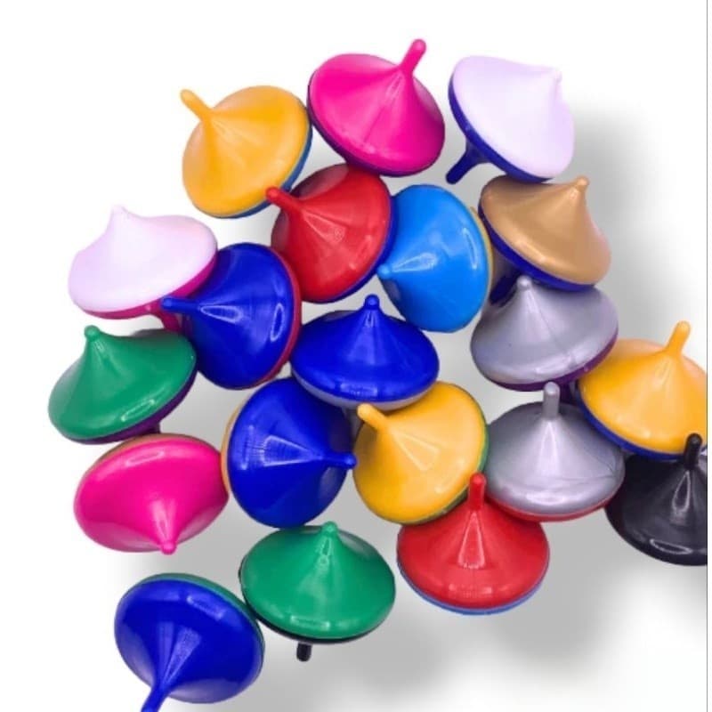 Kit 25 Mini Pião Brinquedo Surpresa Festa Lembrancinha PROMOÇÃO OFERTA