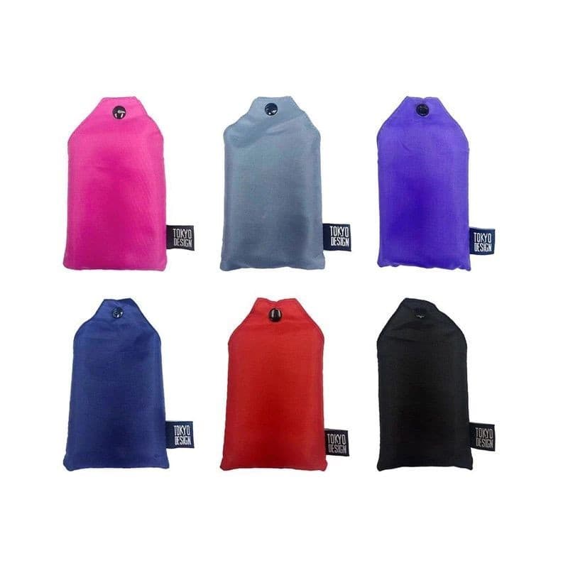 Sacola de Compras liso Dobrável Impermeável Ecológica Cores Diversas