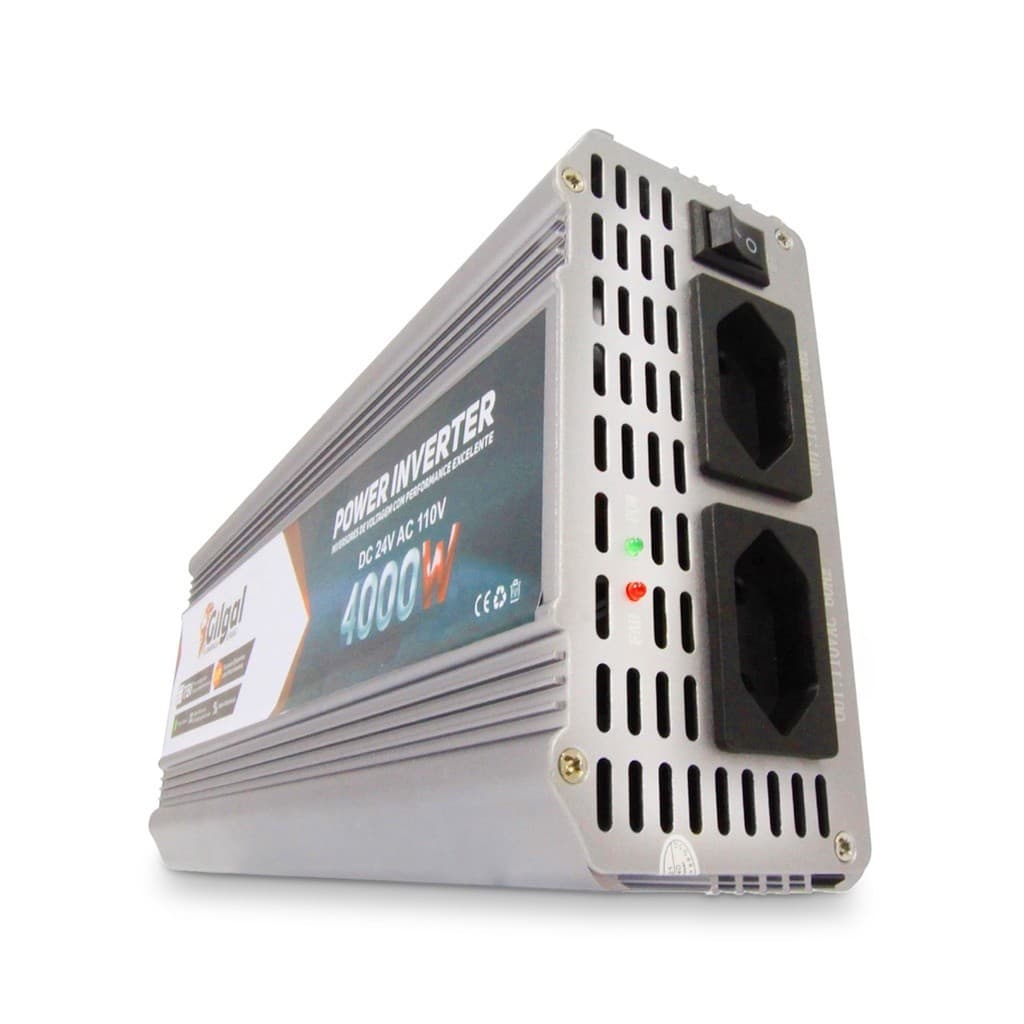 Inversor 4000W 12V para 220V Gilgal Onda Modificada Ar-Condicionado 9000 BTUs Solar Motorhome Off-Grid Energia