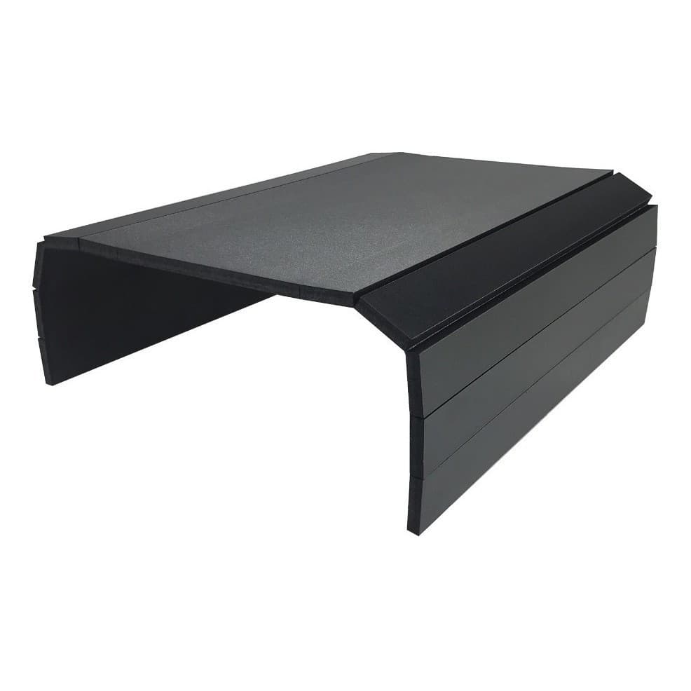 Esteira Bandeja Flexível para Braço Sofá Preta Lisa Et030LS