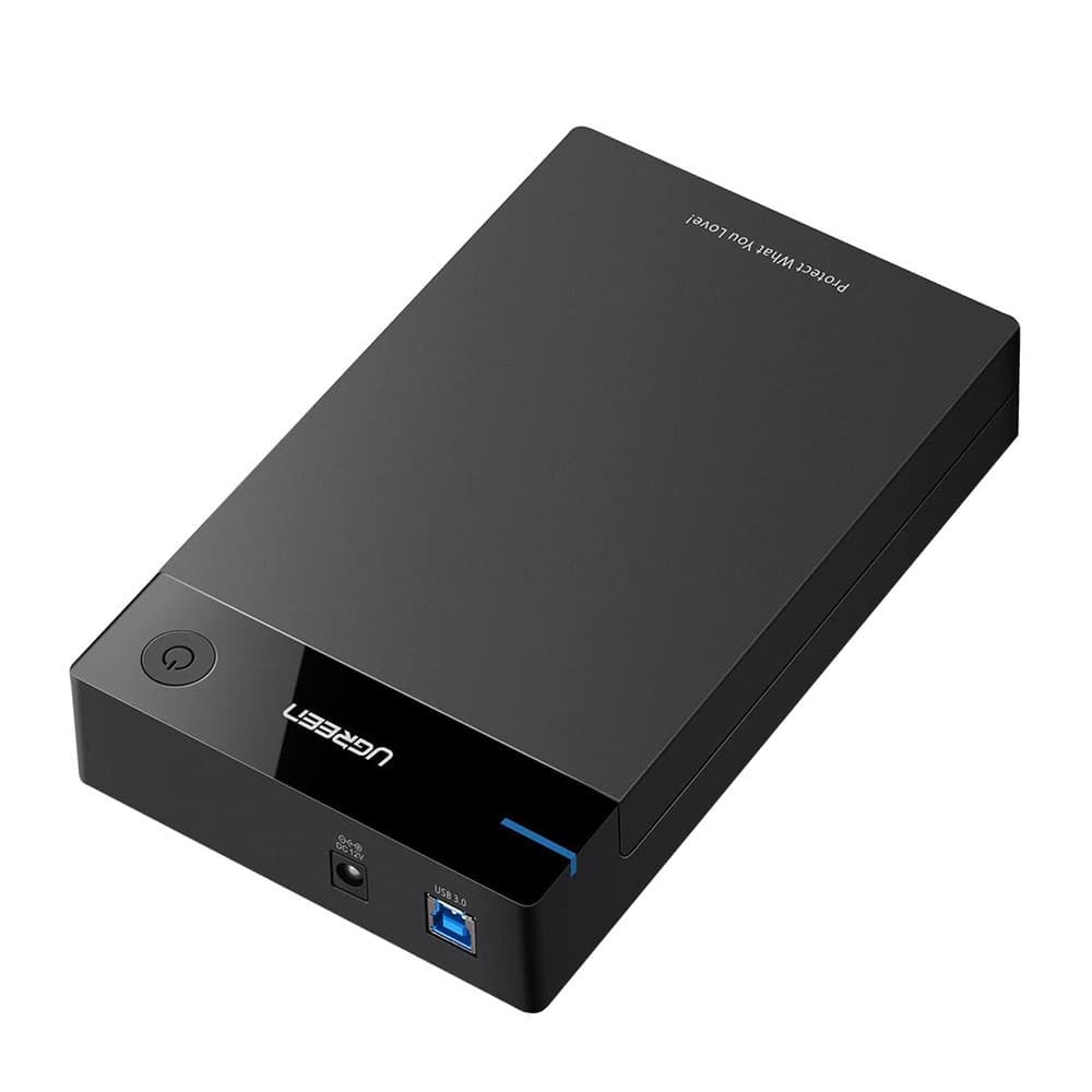 Case Externa Usb 3.0 Ugreen p Hdd Sata 3.5 pol 5Gbps Preta