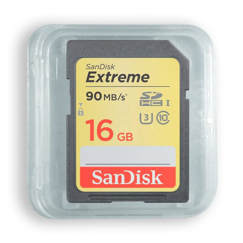 Cartão Memória Sandisk Sdhc 16gb Extreme com Case