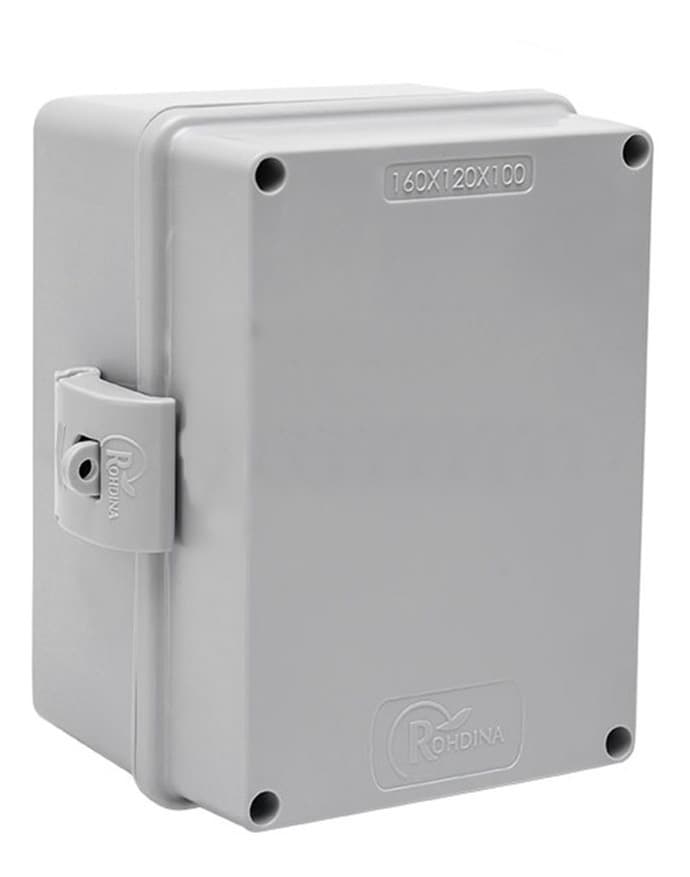 Caixa Montagem Elétrico Quadro Painel 160x120x100mm Ip66 CAIXA ELÉTRICA