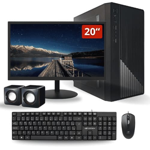 Pc Computador Completo  I5 8º Geracao 16 Gb Nvme 256 Monitor 20 W10