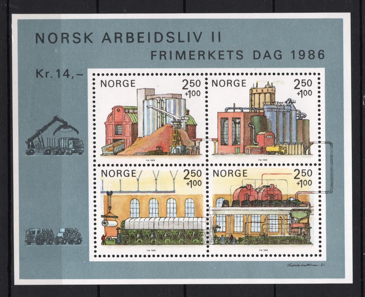 BLOCO NORUEGA - NOVO  - 1986