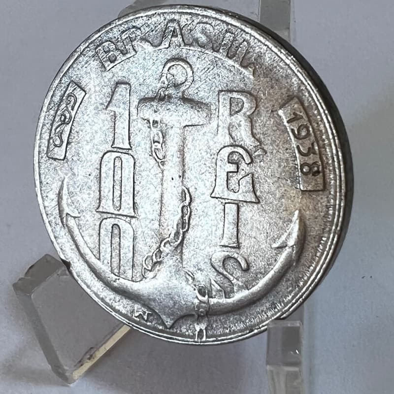 100 Réis 1938 Moeda Tamandaré Ilustres