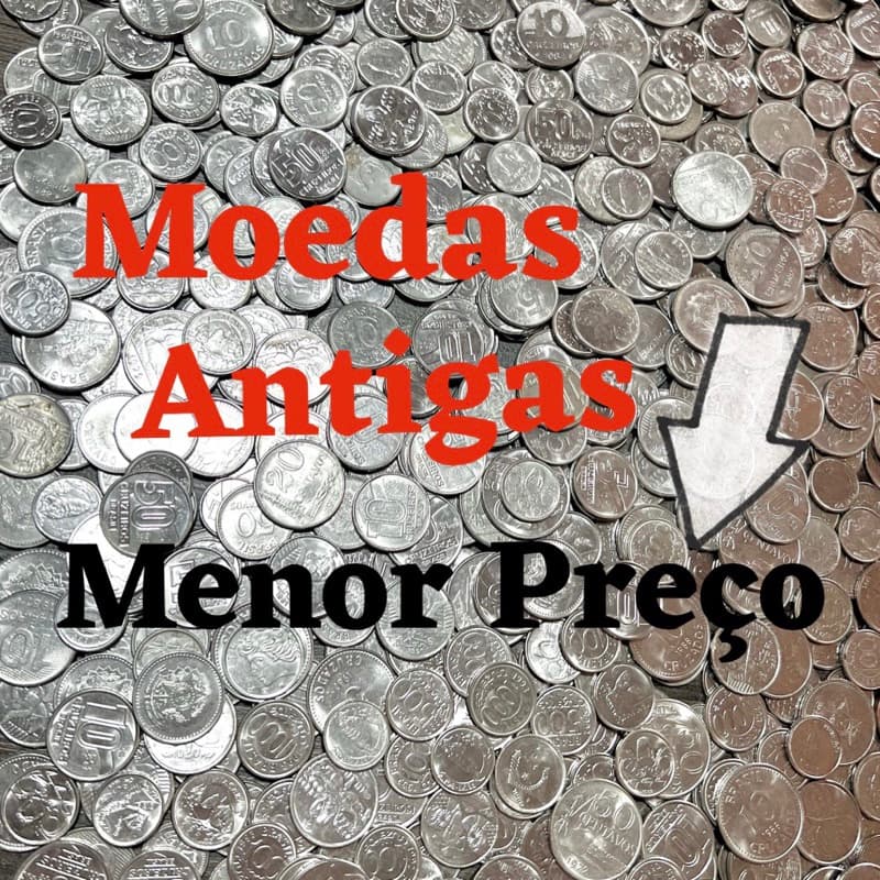 Moeda Antiga Colecionável Avulsa Escolha a sua Série Aço 1967 a 1993