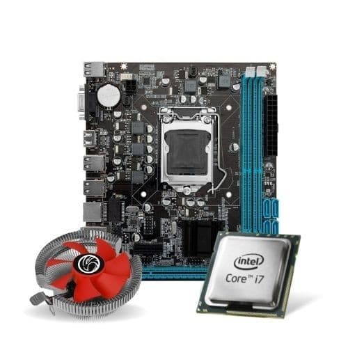 Kit Pl Mãe H81 + Processador I7 4770 + Cooler