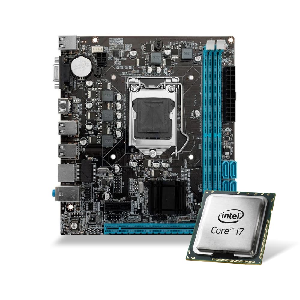 Kit Pl Mãe H61 + Processador I7 3770s