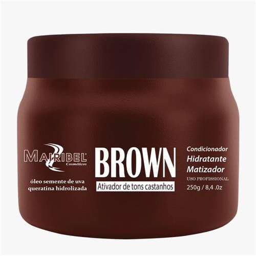 Máscara Matizadora Brown / Castanho Mairibel 250g