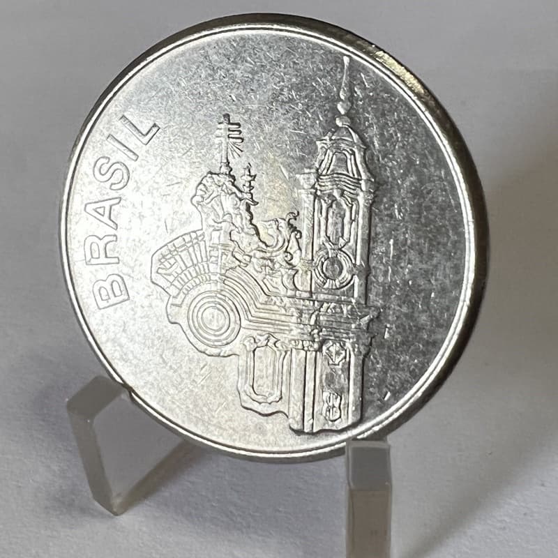 20 Cruzeiros 1982 Moeda Igreja São Francisco de Assis MG Aço