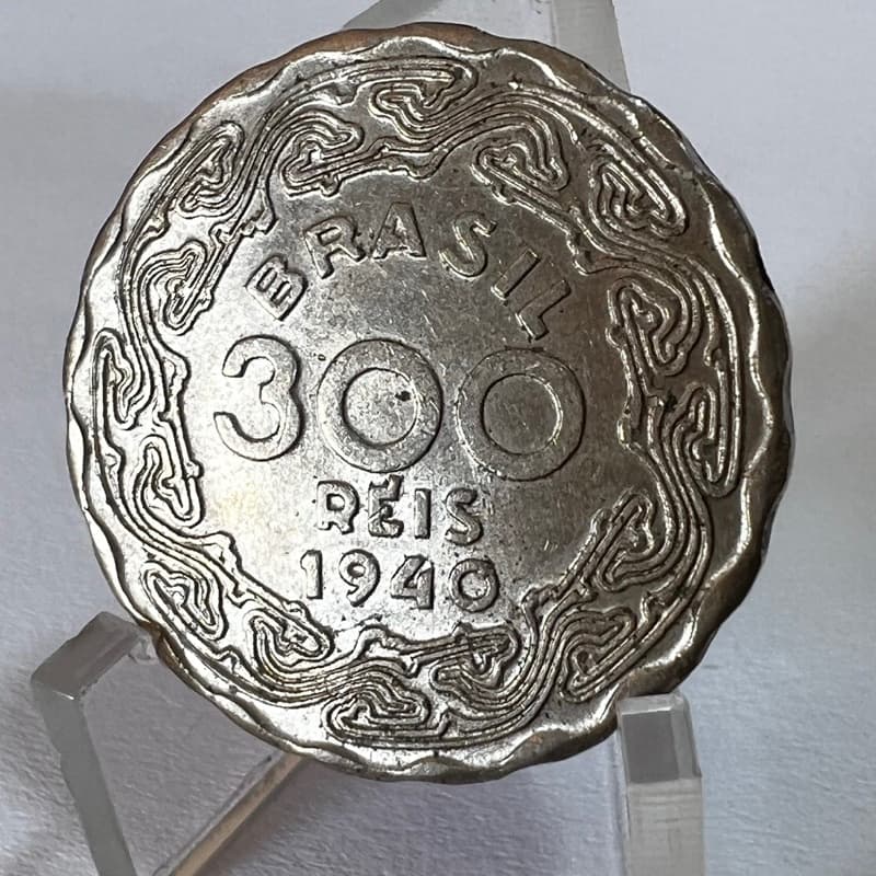 300 Réis 1940 Moeda Getúlio Vargas