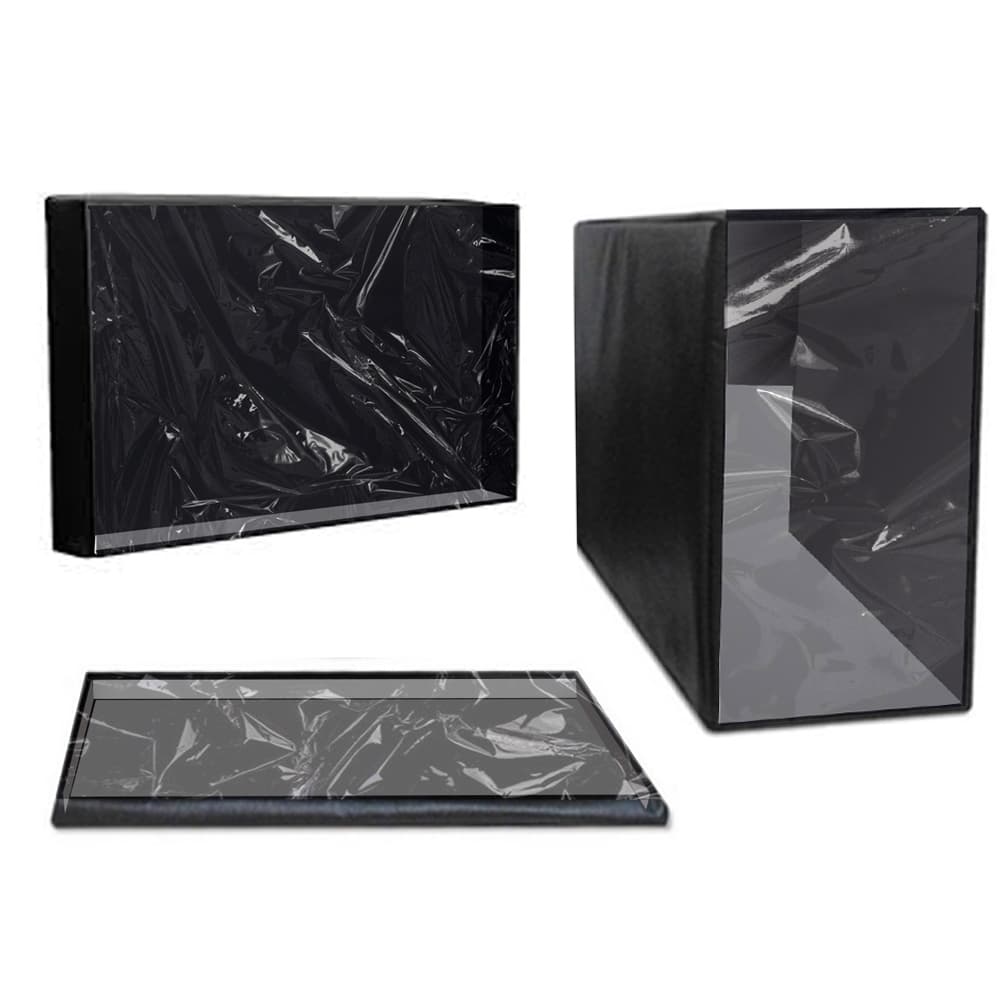 Capa Kit PC Monitor 24 CPU Teclado Frente Transparente Aprova Dagua