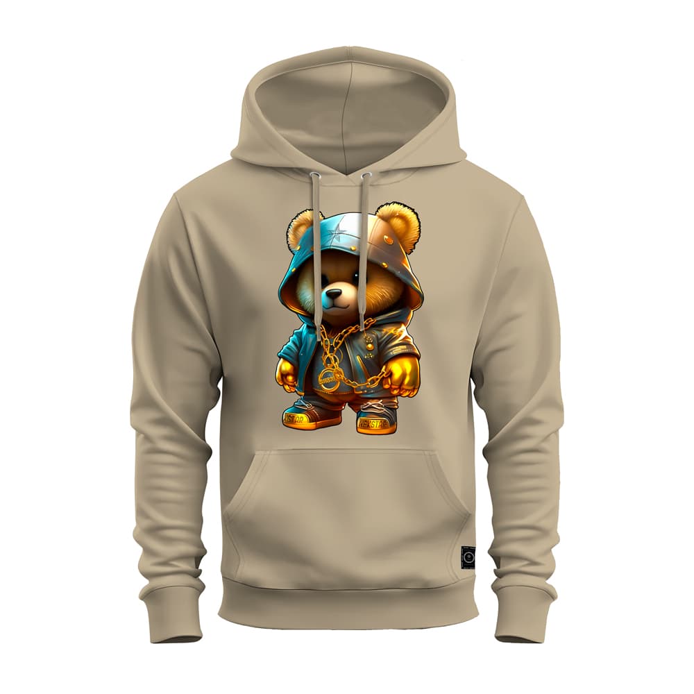 Moletom Canguru Confortável Urso Blindado