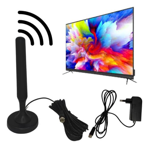 Antena Tv Amplificada 25db Mxt Mdtv 400b Digital Hd Uhf