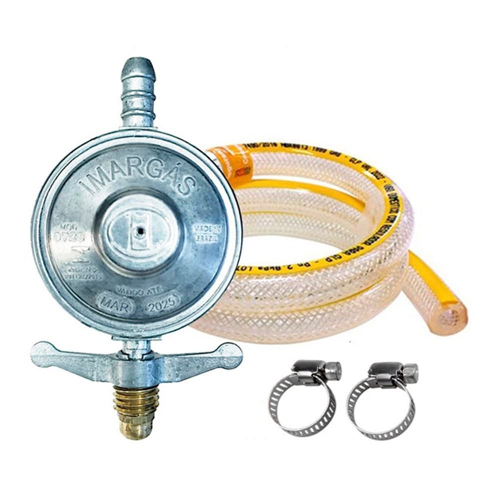 REGULADOR GAS IMAR COM MANGUEIRA 0,80M 728/2