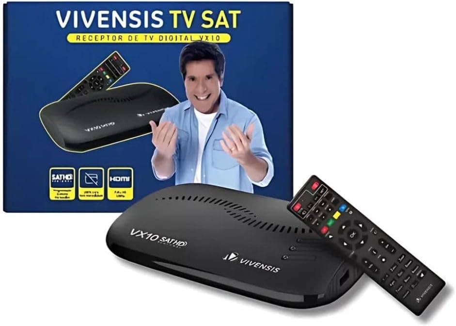 Receptor Vivensis VX10 Digital 5g Ku Sat hd Regional