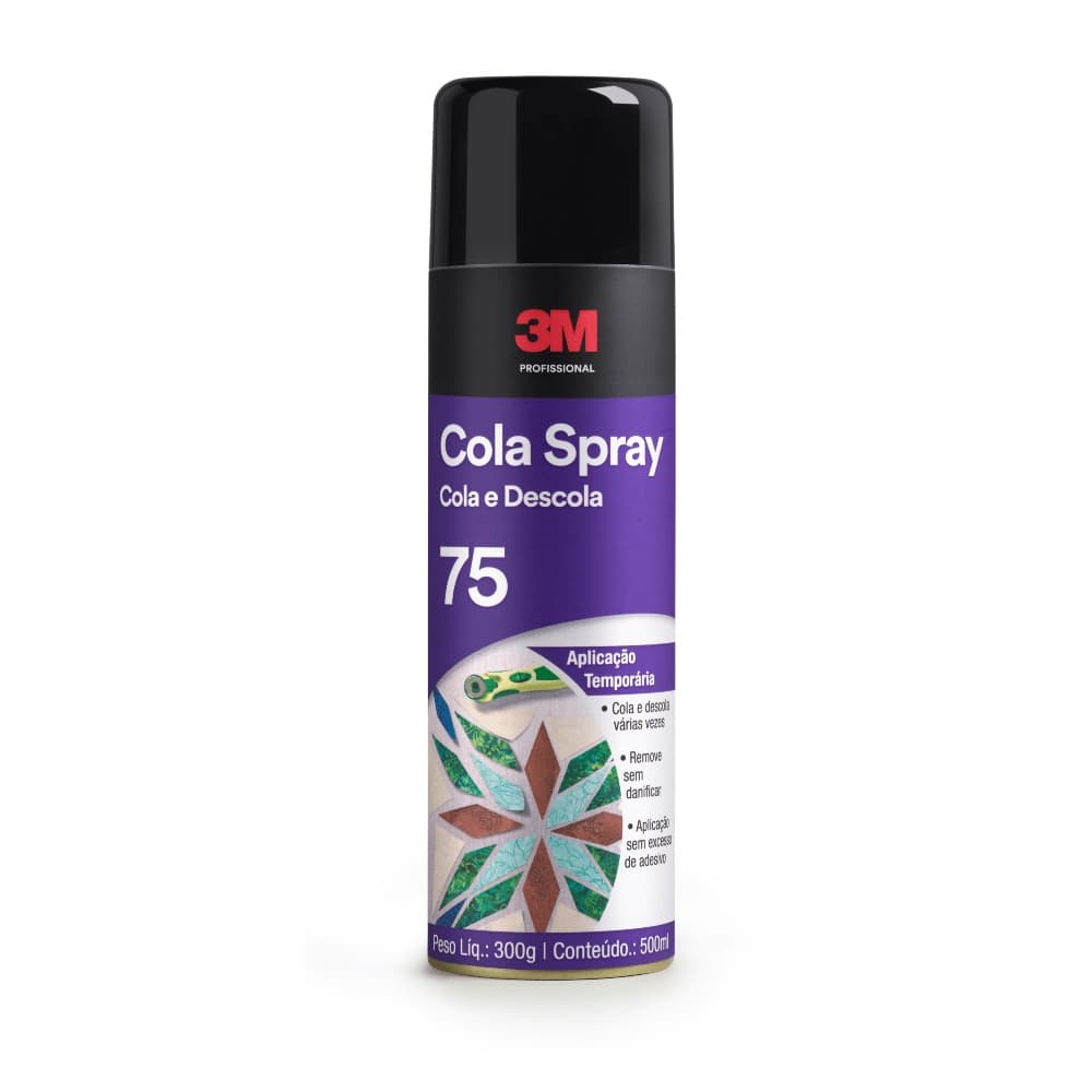 Cola Spray Cola E Descola 75 - 3M