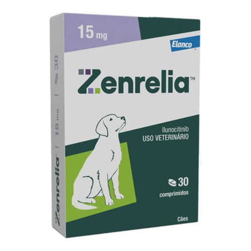 Tratamento Dermatológico Elanco Zenrelia 15 Mg Para Cães