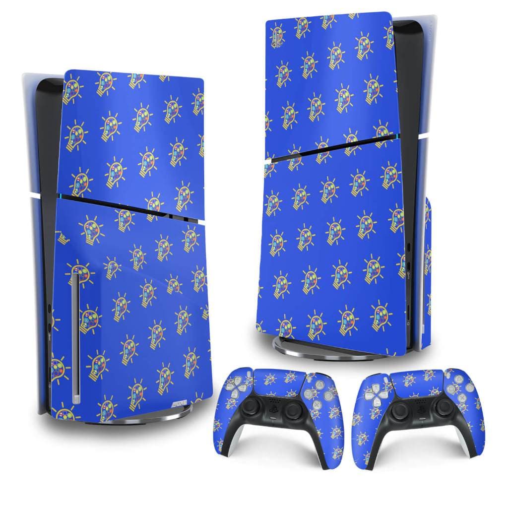 Skin PS5 Slim Adesivo - Personalizada
