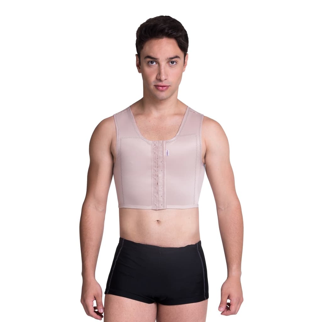 Colete Masculina Modelador Colete Masculino Pós Cirúrgico Operatório Ginecomastia Costas Biobela 1619