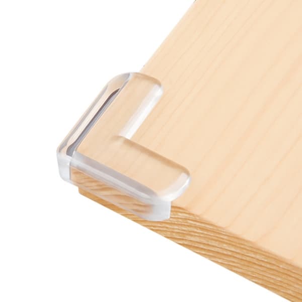 Kit 12 Protetor Quina De Mesa Em Silicone Com Adesivo Para Móveis Quarto Cozinha Promoção