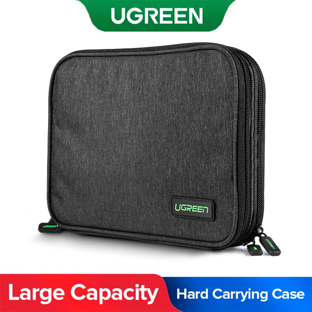 Ugreen Bolsa Organizador para Cabos Hd Acessórios Preto
