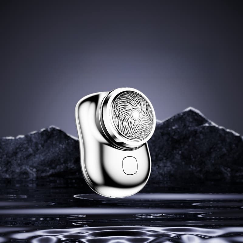 Mini  EléTrico PortáTil À Prova D'áGua Seco Molhado Uso Duplo  Carregamento RáPido Barba De Bolso Aparador De Promoção