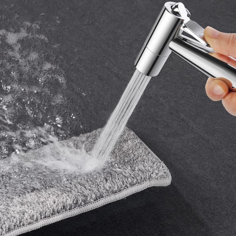 Ducha Higiênica Para Banheiro Completa Luxo  Inox núcleo da válvula de cobre 1,2m Chuveirinho Privada