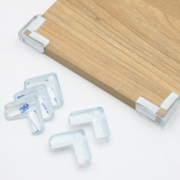 12 Kit Protetores De Quina Silicone Quadrado Para Crianças E Bebes Proteção Anti-colisão Promoção