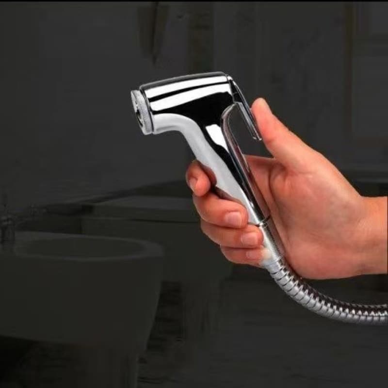 Ducha Higiênica Para Banheiro Completa Luxo Inox núcleo da válvula de cobre 1,2m Chuveirinho Privada