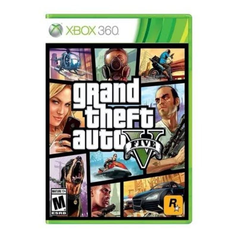 GRAND THEFT AUTO V - Xbox 360 LT 3.0 ~ RGH e JTAG PTBR - Mídia Fisica