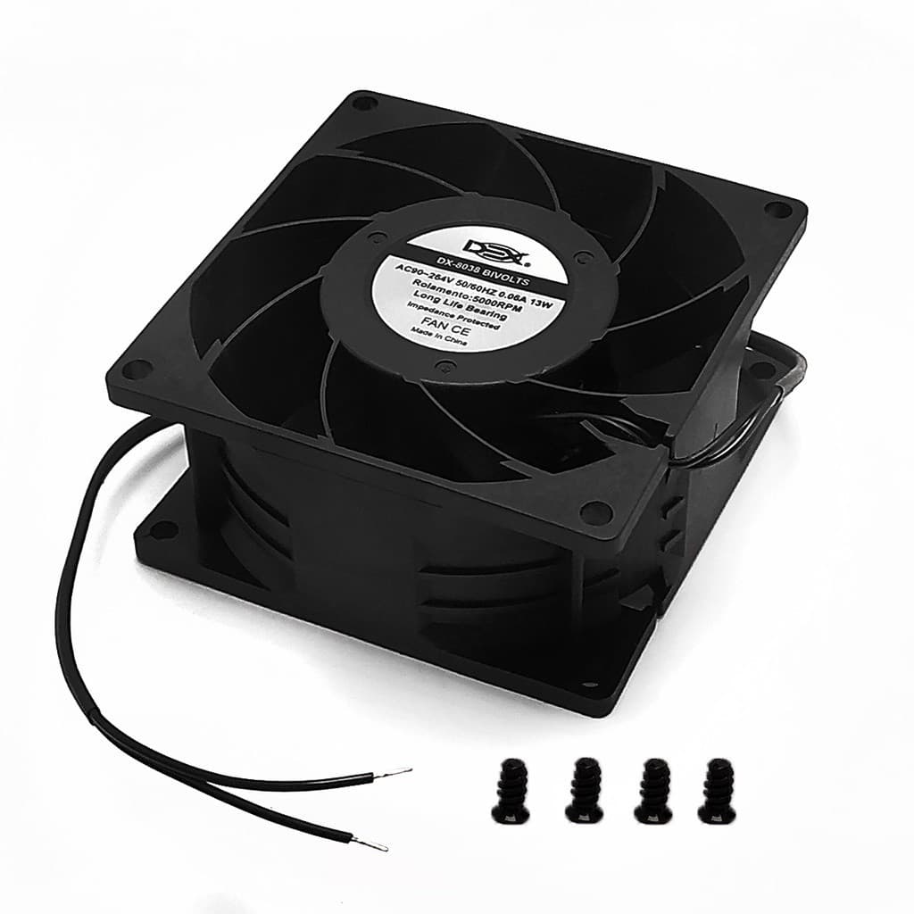 Ventilador Cooler Ventoinha Bronze 80mm / 120mm 110v 220v bivolt